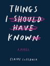 Things I should have known